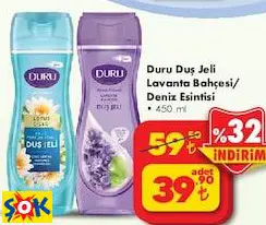 DURU DUŞ JELİ LAVANTA BAHÇESİ/DENİZ ESİNTİSİ 450 ML DURU DUŞ JELİ LAVANTA BAHÇESİ/DENİZ ESİNTİSİ 450 ML